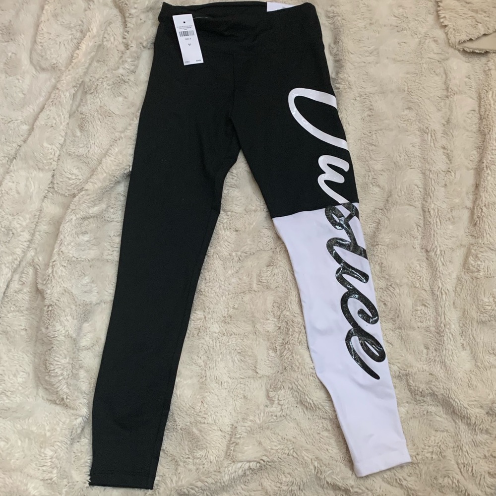 NWT Justice girls leggings size 8. High Waist.